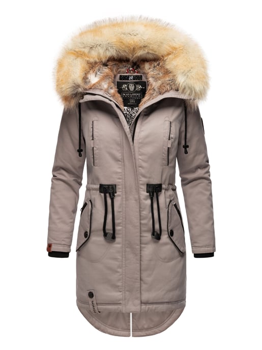 Navahoo Dames Winterjas Bombi – Premium Collectie met Afneembare Bontkraag - Image 1