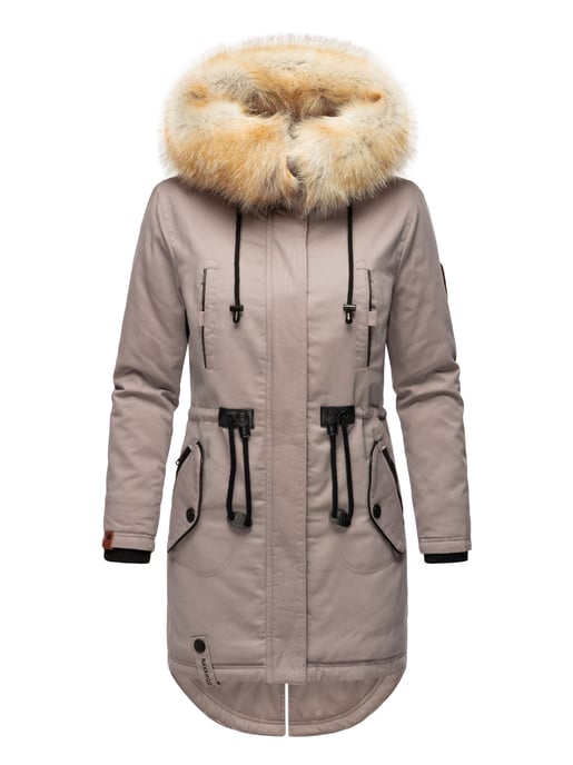 Navahoo Dames Winterjas Bombi – Premium Collectie met Afneembare Bontkraag - Image 2