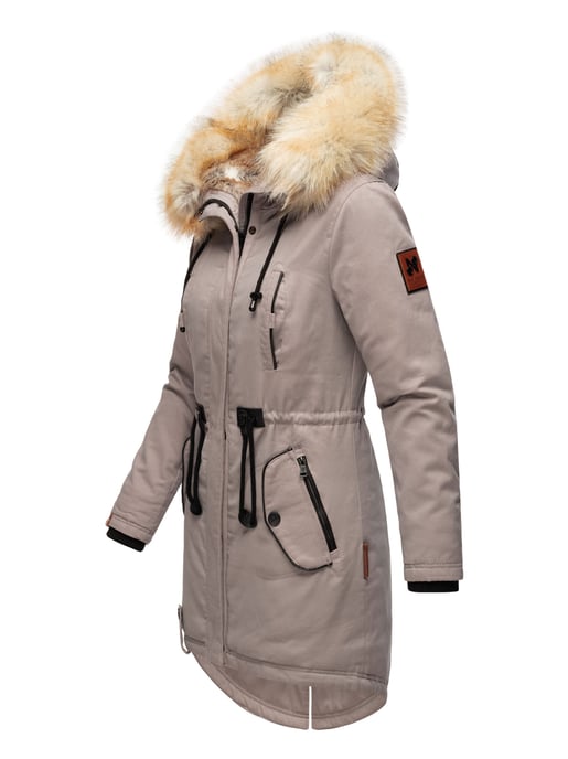 Navahoo Dames Winterjas Bombi – Premium Collectie met Afneembare Bontkraag - Image 3