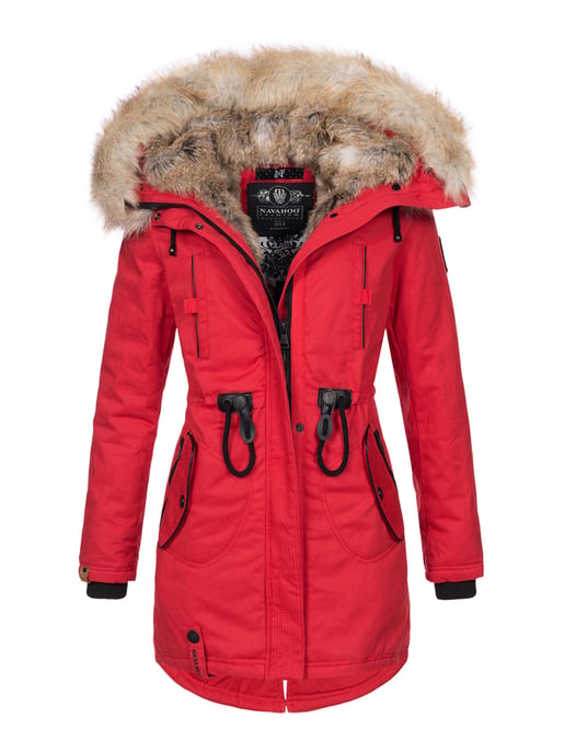 Navahoo Dames Winterjas Bombi – Premium Collectie met Afneembare Bontkraag - Image 1