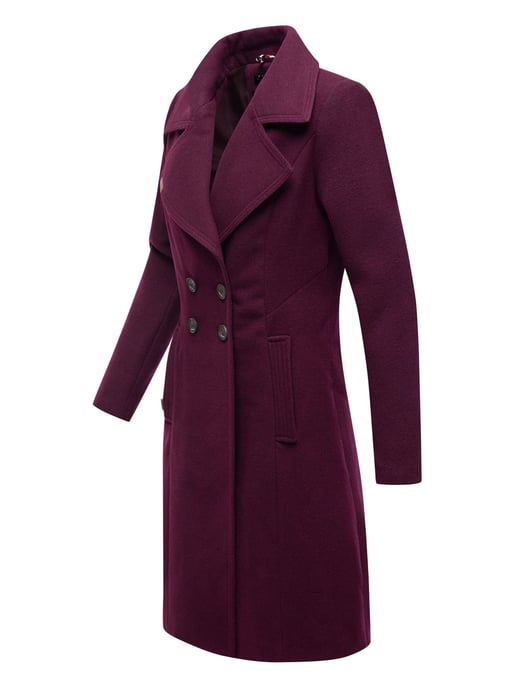 Navahoo Dames Trenchcoat Wooly – Premium Wintermantel met Elegante Pasvorm - Image 2