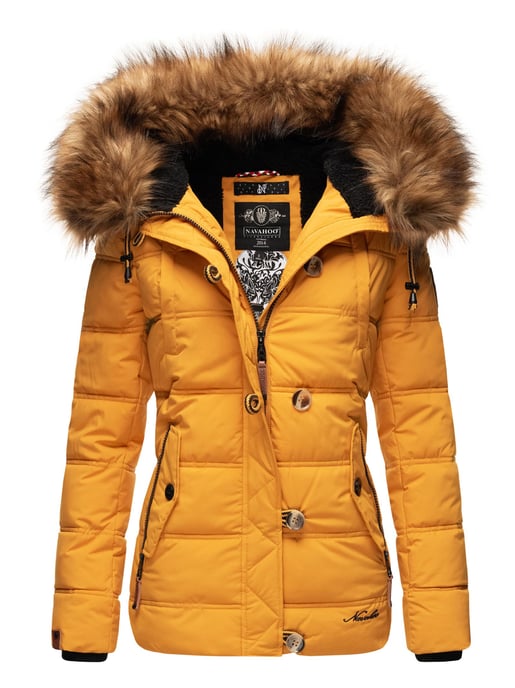 Navahoo Dames Winterjas Zoja – Warm, Stijlvol & Met Afneembare Kunstbontkraag - Image 1