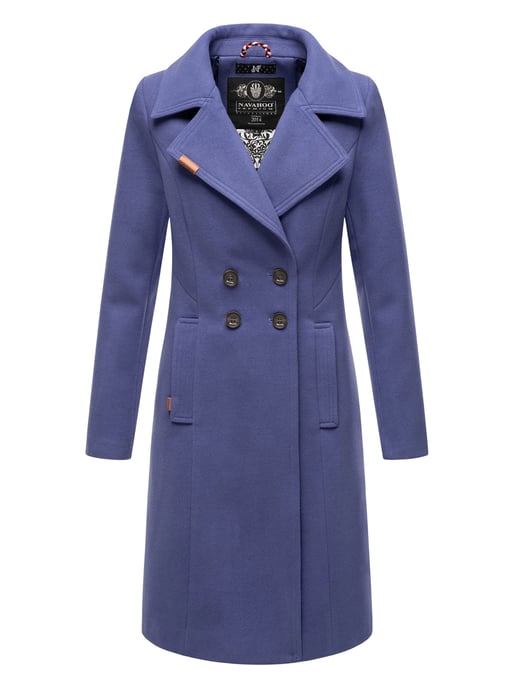 Navahoo Dames Trenchcoat Wooly – Premium Wintermantel met Elegante Pasvorm - Image 1