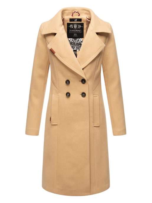 Navahoo Dames Trenchcoat Wooly – Premium Wintermantel met Elegante Pasvorm - Image 1