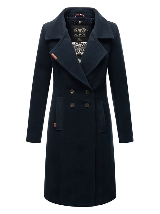 Navahoo Dames Trenchcoat Wooly – Premium Wintermantel met Elegante Pasvorm - Image 1
