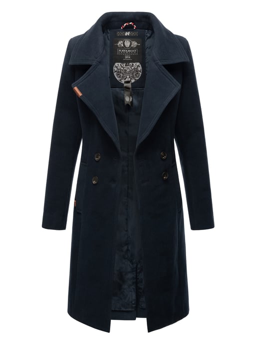 Navahoo Dames Trenchcoat Wooly – Premium Wintermantel met Elegante Pasvorm - Image 2