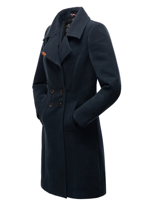 Navahoo Dames Trenchcoat Wooly – Premium Wintermantel met Elegante Pasvorm - Image 4