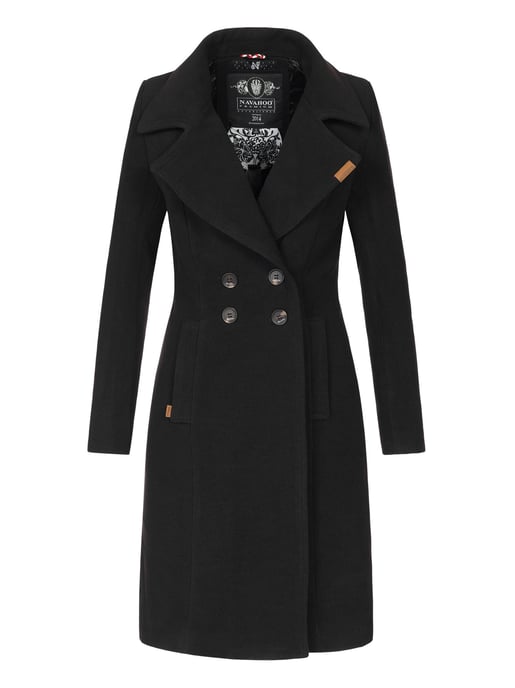 Navahoo Dames Trenchcoat Wooly – Premium Wintermantel met Elegante Pasvorm - Image 1
