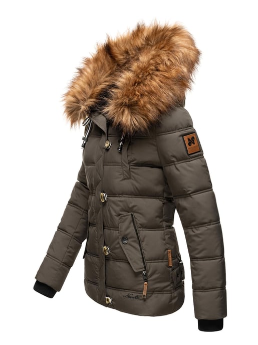 Navahoo Dames Winterjas Zoja – Warm, Stijlvol & Met Afneembare Kunstbontkraag - Image 3