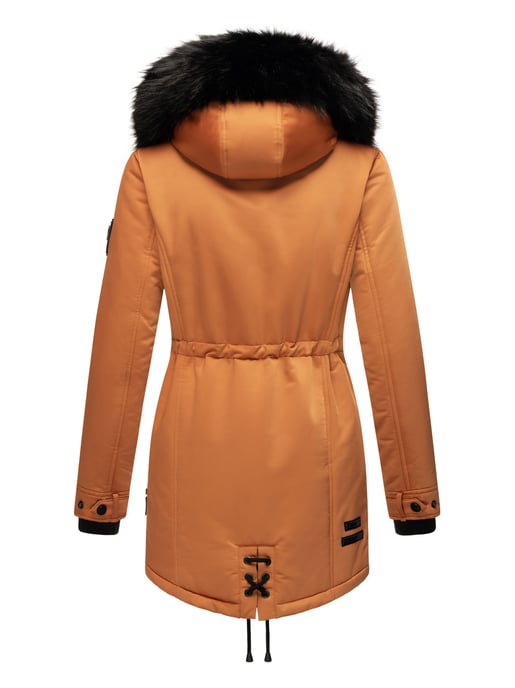 Navahoo Dames Winterjas Luluna-Princess – Warm, Stijlvol & Met Teddyvoering en Kunstbontkraag - Image 4
