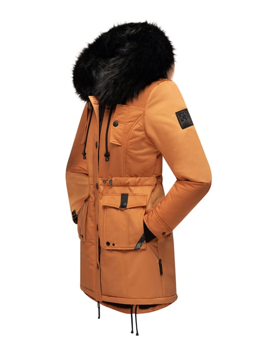 Navahoo Dames Winterjas Luluna-Princess – Warm, Stijlvol & Met Teddyvoering en Kunstbontkraag - Image 6