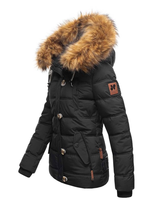 Navahoo Dames Winterjas Zoja – Warm, Stijlvol & Met Afneembare Kunstbontkraag - Image 2