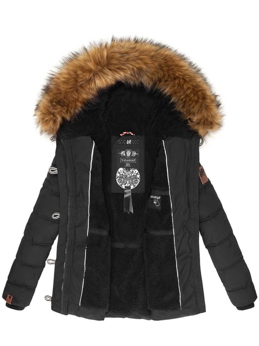 Navahoo Dames Winterjas Zoja – Warm, Stijlvol & Met Afneembare Kunstbontkraag - Image 4