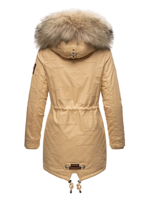 Navahoo Premium Dames Winterjas Honigfee – Warme Parka met Afneembare Kunstbontkraag - Image 4