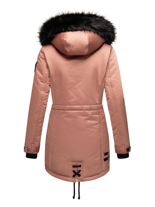 Navahoo Dames Winterjas Luluna-Princess – Warm, Stijlvol & Met Teddyvoering en Kunstbontkraag - Image 4
