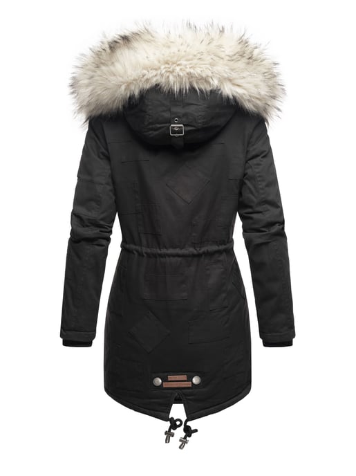 Navahoo Premium Dames Winterjas Honigfee – Warme Parka met Afneembare Kunstbontkraag - Image 3