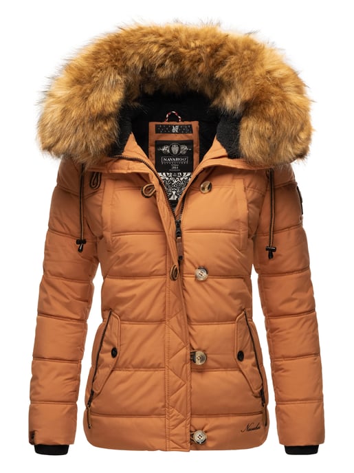 Navahoo Dames Winterjas Zoja – Warm, Stijlvol & Met Afneembare Kunstbontkraag - Image 1