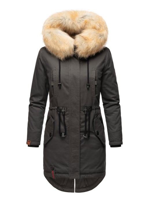 Navahoo Dames Winterjas Bombi – Premium Collectie met Afneembare Bontkraag - Image 2
