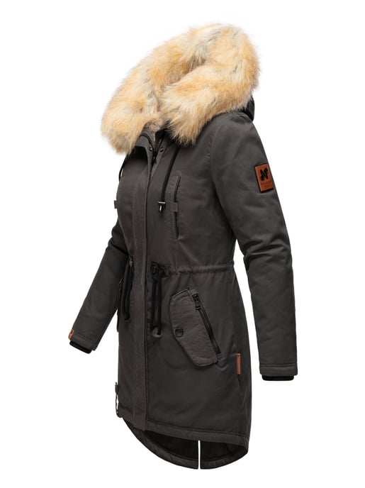 Navahoo Dames Winterjas Bombi – Premium Collectie met Afneembare Bontkraag - Image 3
