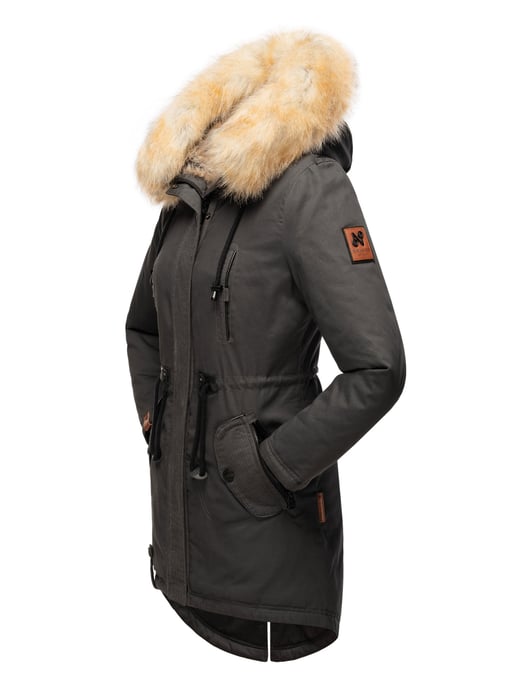 Navahoo Dames Winterjas Bombi – Premium Collectie met Afneembare Bontkraag - Image 5