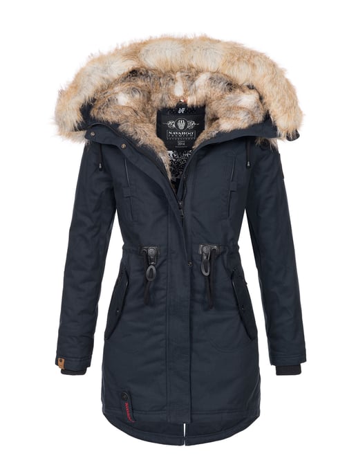 Navahoo Dames Winterjas Bombi – Premium Collectie met Afneembare Bontkraag - Image 1