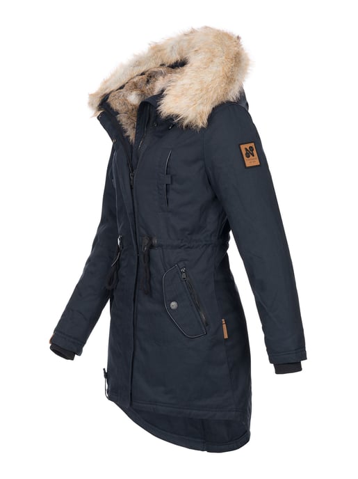 Navahoo Dames Winterjas Bombi – Premium Collectie met Afneembare Bontkraag - Image 2