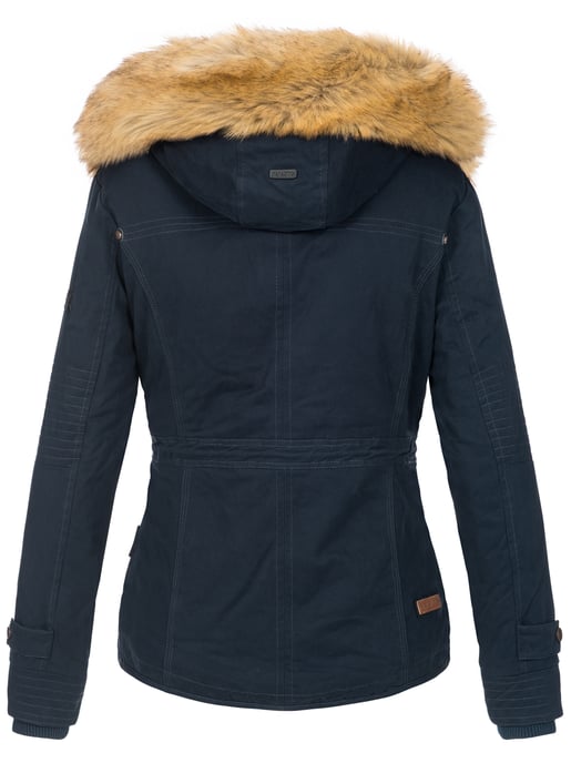 Navahoo Dames Winterjas Pearl – Korte Parka met Teddyfleece & Afneembare Bontkraag - Image 4