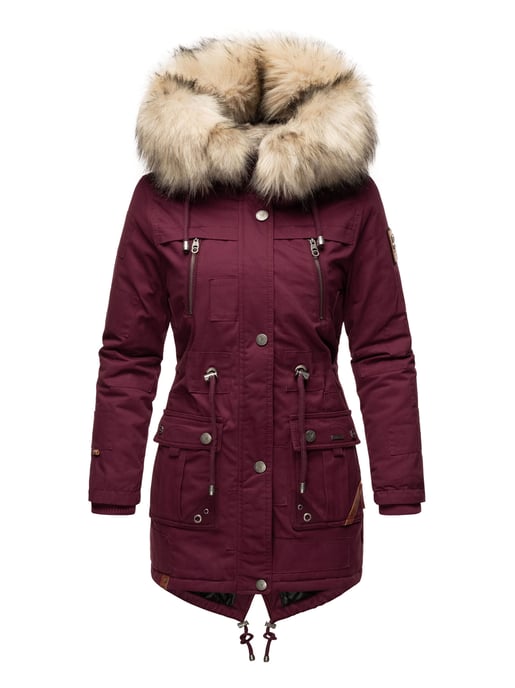 Navahoo Premium Dames Winterjas Honigfee – Warme Parka met Afneembare Kunstbontkraag - Image 2
