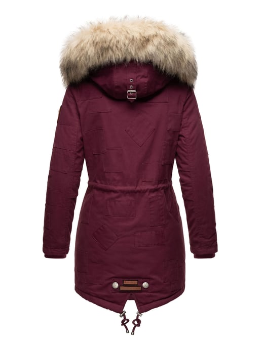 Navahoo Premium Dames Winterjas Honigfee – Warme Parka met Afneembare Kunstbontkraag - Image 5