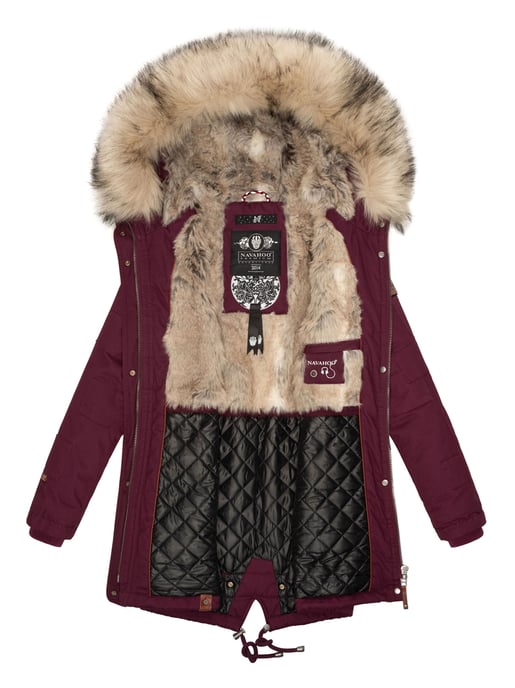 Navahoo Premium Dames Winterjas Honigfee – Warme Parka met Afneembare Kunstbontkraag - Image 6