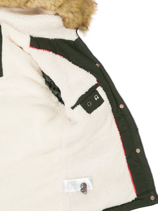 Navahoo Dames Winterjas Pearl – Korte Parka met Teddyfleece & Afneembare Bontkraag - Image 4