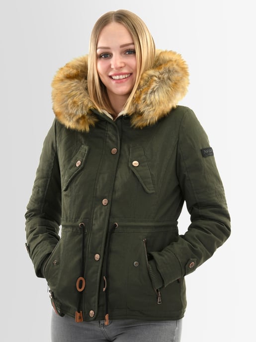 Navahoo Dames Winterjas Pearl – Korte Parka met Teddyfleece & Afneembare Bontkraag - Image 5