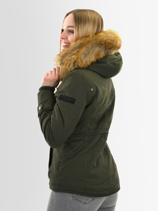 Navahoo Dames Winterjas Pearl – Korte Parka met Teddyfleece & Afneembare Bontkraag - Image 6