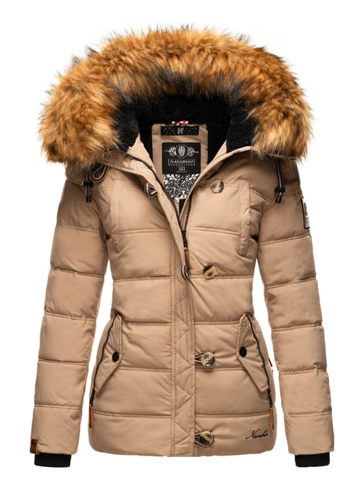 Navahoo Dames Winterjas Zoja – Warm, Stijlvol & Met Afneembare Kunstbontkraag - Image 1