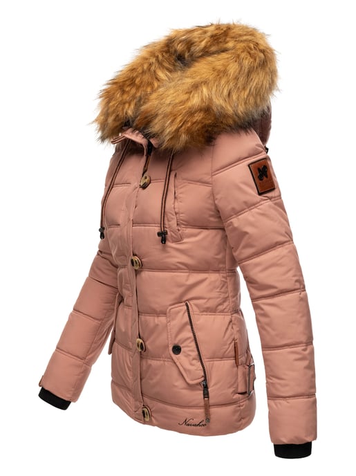 Navahoo Dames Winterjas Zoja – Warm, Stijlvol & Met Afneembare Kunstbontkraag - Image 3