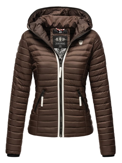 Navahoo Dames Gewatteerde Jas Kimuk Princess – Licht, Modern & Met Capuchon - Image 1