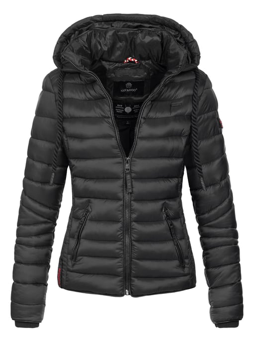 Navahoo Dames Gewatteerde Jas Lulana – Licht, Trendy & Afneembare Capuchon - Image 1