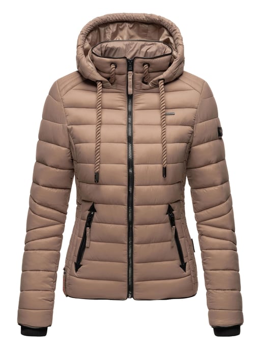 Navahoo Dames Gewatteerde Jas Lulana – Licht, Trendy & Afneembare Capuchon - Image 1