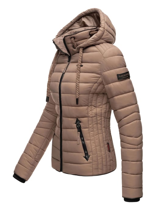 Navahoo Dames Gewatteerde Jas Lulana – Licht, Trendy & Afneembare Capuchon - Image 3