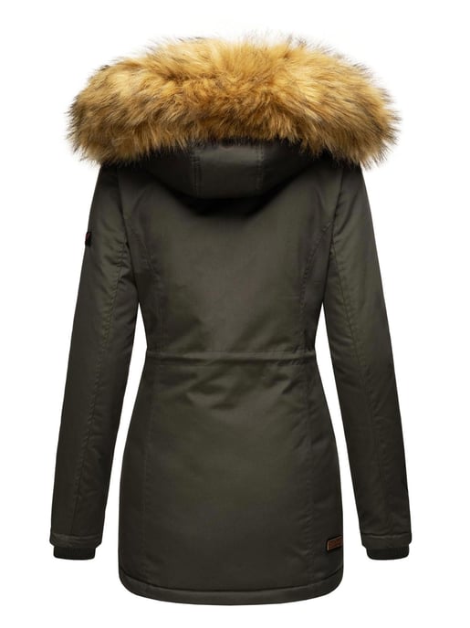 Navahoo Dames Winterjas Schneeengel Princess – Klassiek, Warm & Met Afneembare Kunstbontkraag - Image 4