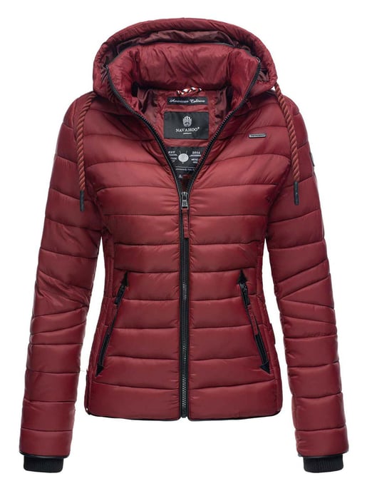 Navahoo Dames Gewatteerde Jas Lulana – Licht, Trendy & Afneembare Capuchon - Image 1