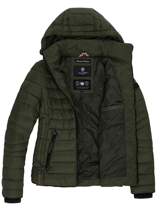 Navahoo Dames Gewatteerde Jas Lulana – Licht, Trendy & Afneembare Capuchon - Image 4