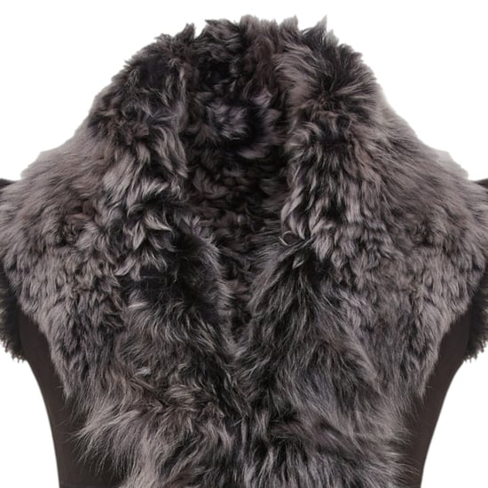 Dames Zwarte Toscaanse Shearling Nappa Leren Schapenvacht Gilet - Parkes - Image 5
