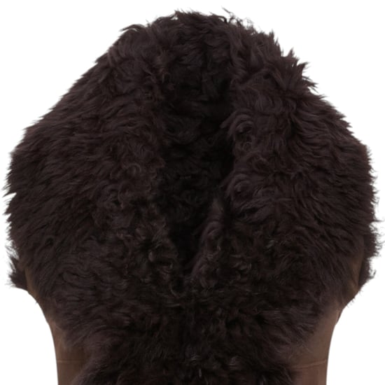 Dames Bruin Toscana Shearling Nappa Leren Schapenvacht Gilet - Parkes - Image 5