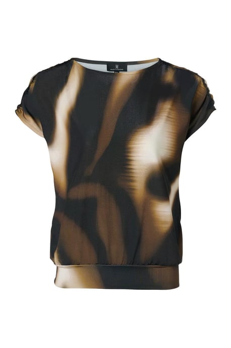 Blandy Print Top Olijfgroen / Multi - Image 2
