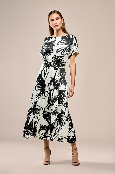 Carissa Print Rok Zwart / Wit - Image 1