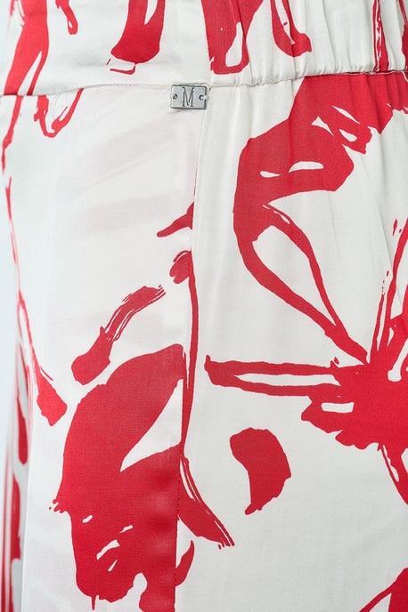 Cassandra Print Broek Rood / Wit - Image 5