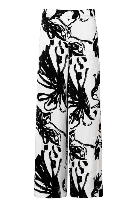 Cassandra Print Broek Zwart / Wit - Image 2