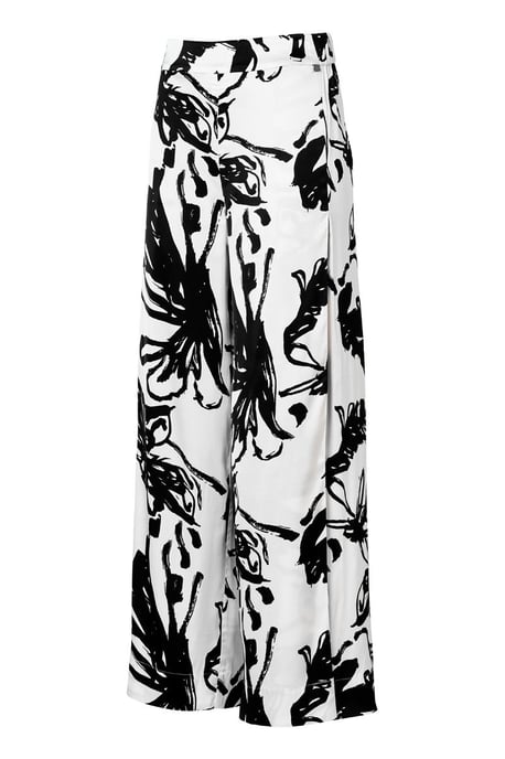 Cassandra Print Broek Zwart / Wit - Image 3