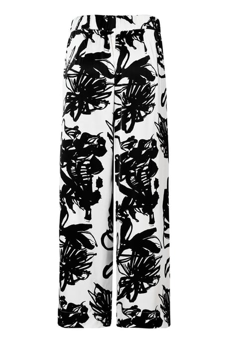 Cassandra Print Broek Zwart / Wit - Image 4